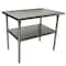 Bk Resources Work Table 16/304 Stainless Steel With Stainless Steel Shelf 48"Wx30"D CVT-4830 - alternate 1